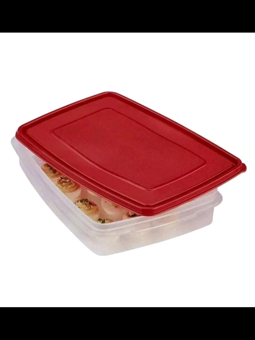 Rubbermaid Servin Saver Deviled Egg Keeper 20 Spaces w/Lid 9"x13"